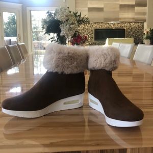 DKNY Abri Wedge Booties - Never Worn!